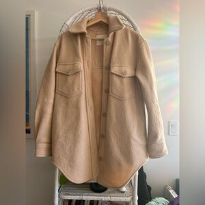 Aritzia Ghana short camel jacket Size XS